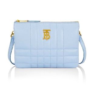 Burberry Blue Lola Double Pouch Bag